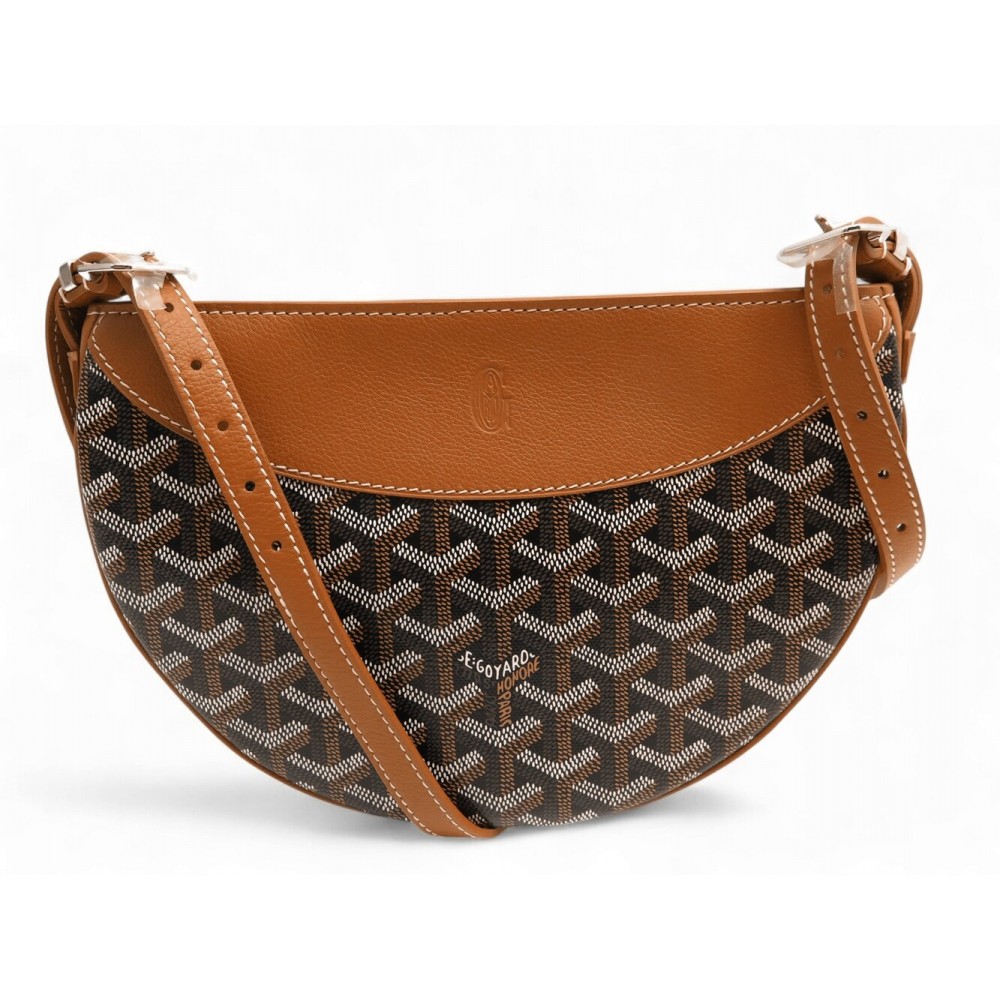 NEUF SAC A MAIN GOYARD HIRONDELLE PM 2024 TOILE GOYARDINE NOIRE BANDOULIERE BAG