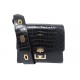 SAC A MAIN GIVENCHY EDEN MEDIUM CUIR FACON CROCO NOIR BANDOULIERE HAND BAG 1950€
