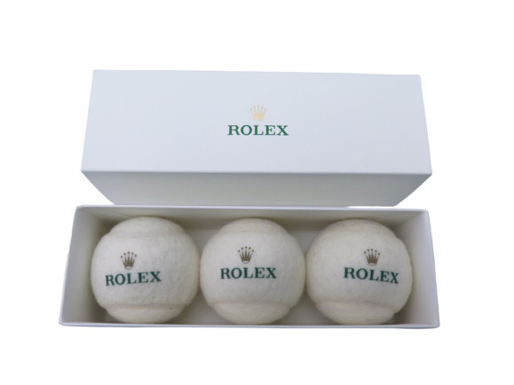  lot de 3 balles de tennis montres rolex boite