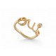 NEUF BAGUE DIOR DIORAMOUR OUI JOUI95001 T48 EN OR JAUNE 18K DIAMANT RING 1450€