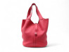 sac a main hermes picotin 26 en cuir graine