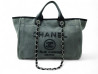 sac a main chanel cabas deauville medium logo cc
