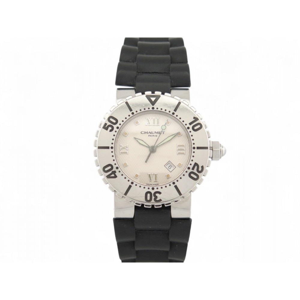 MONTRE CHAUMET CLASS ONE 628 36 MM EN ACIER AUTOMATIQUE STEEL LADY WATCH 4200€