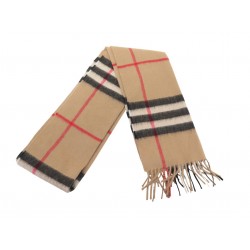 NEUF ECHARPE BURBERRY TARTAN CHECK CLASSIQUE 8018173 EN CACHEMIRE SCARF 495€