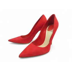 NEUF CHAUSSURES CHRISTIAN DIOR ESCARPINS CHERIE KCA422VVV 38.5 DAIM + BOITE 800€