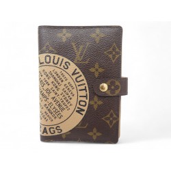 COUVERTURE AGENDA LOUIS VUITTON PM TOILE MONOGRAM TRUNKS & BAGS DIARY COVER 350€