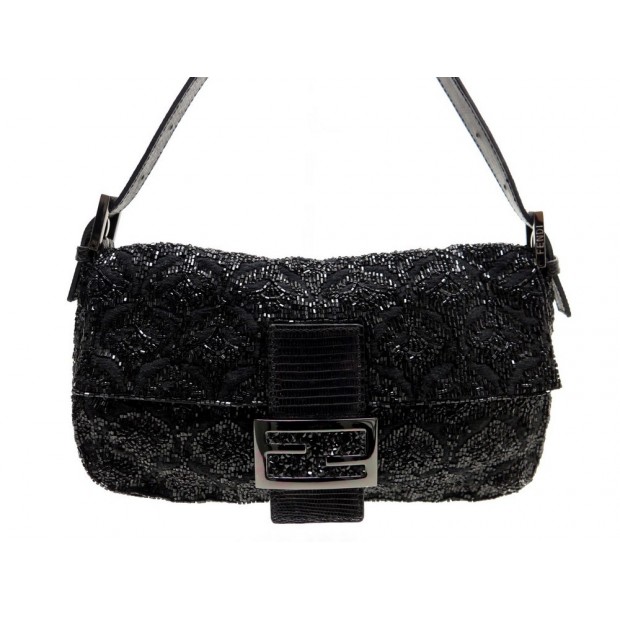 SAC FENDI BAGUETTE STRASS PAILLETTES 