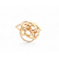 NEUF BAGUE PIAGET ROSA ROSE COCKTAIL T52 EN OR ROSE 18K 11GR DIAMANT RING 5300€