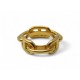 ANNEAU DE FOULARD HERMES REGATE CHAINE ANCRE METAL DORE CARRE SCARF RING 200€