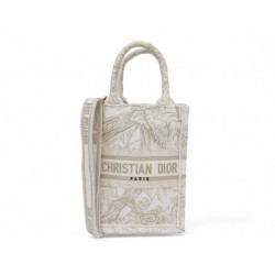 NEUF SAC A MAIN CHRISTIAN DIOR MINI VERTICAL BOOK TOTE JARDIN D'HIVER BAG 2150€