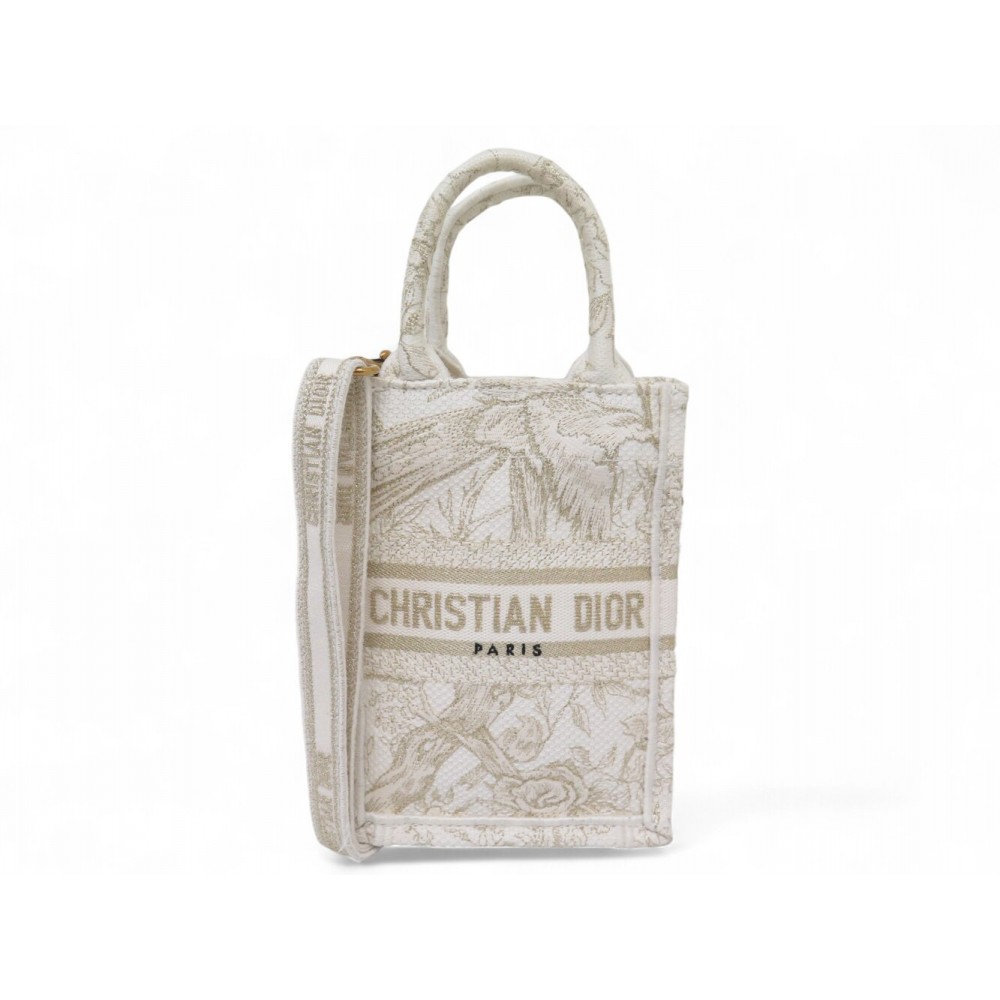 NEUF SAC A MAIN CHRISTIAN DIOR MINI VERTICAL BOOK TOTE JARDIN D'HIVER BAG 2150€