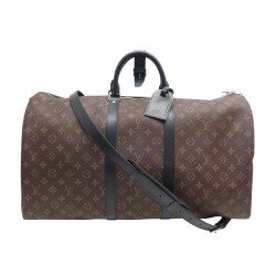 NEUF SAC DE VOYAGE LOUIS VUITTON KEEPALL 55 MONOGRAM MACASSAR M56714 BAG 2250€