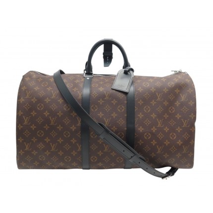 NEUF SAC DE VOYAGE LOUIS VUITTON KEEPALL 55 MONOGRAM MACASSAR M56714 BAG 2250€