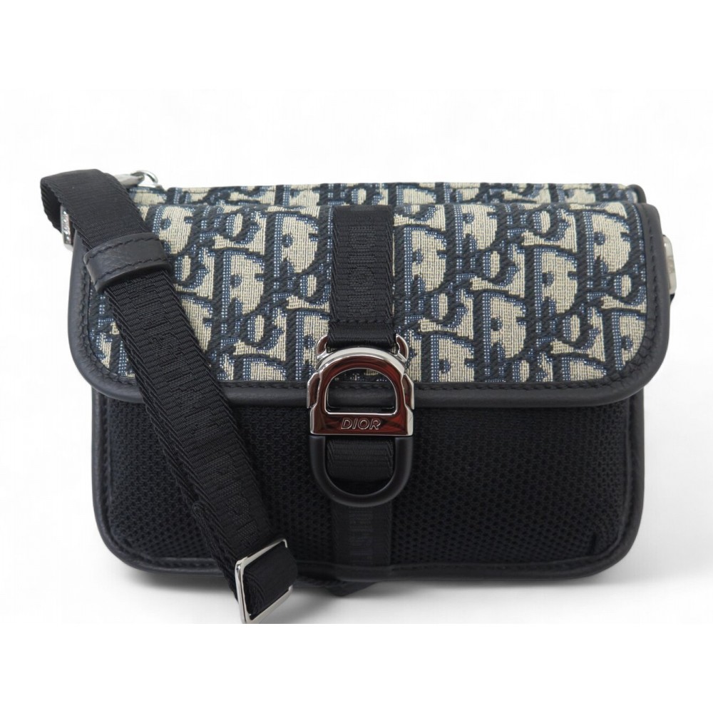 NEUF MINI SAC BANDOULIERE DIOR 8 JACQUARD OBLIQUE 1EIPO312YKY SACOCHE BAG 1750€
