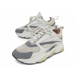 CHAUSSURES DIOR BASKETS B22 3SN231YJG00040 TOILE & CUIR 40 41 FR SNEAKERS 990€