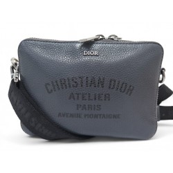 SAC POCHETTE CHRISTIAN DIOR ATELIER CUIR GRAINE SACOCHE BANDOULIERE BAG 1300€
