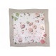 VINTAGE FOULARD HERMES LA ROSEE CARRE GEANT 140 MOUSSELINE DE SOIE SCARF 895€