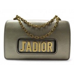 SAC A MAIN CHRISTIAN DIOR J'ADIOR EN CUIR DORE BANDOULIERE HAND BAG PURSE 3800€