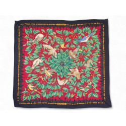 CHALE HERMES LES MERISES ANTOINE DE JACQUELOT EN CACHEMIRE & SOIE SHAWL 1260€