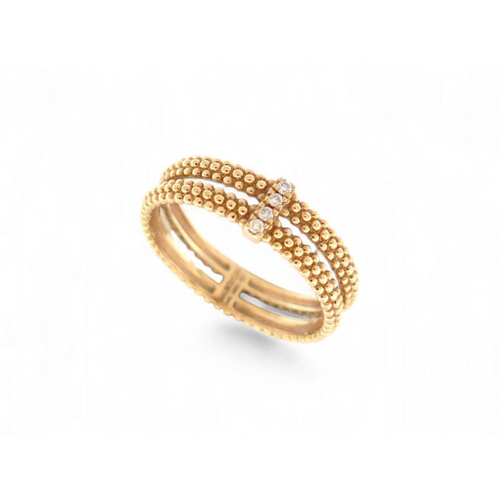 BAGUE MAUBOUSSIN MON PREMIER JOUR C'EST TOI N1 T53 DIAMANTS OR JAUNE 18K 1770€
