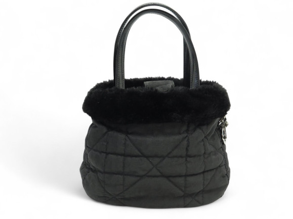  sac a main christian dior seau toile cannage