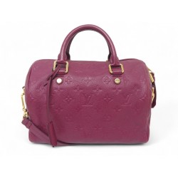 SAC A MAIN LOUIS VUITTON SPEEDY 25 CUIR MONOGRAM EMPREINTE BANDOULIERE BAG 2300€