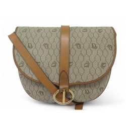 VINTAGE SAC A MAIN CHRISTIAN DIOR BESACE EN TOILE ABEILLE BANDOULIERE HAND BAG
