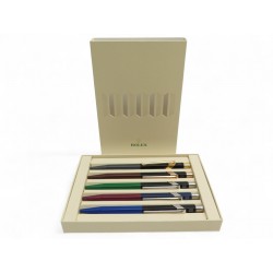 NEUF LOT DE 5 STYLOS CARAN D'ACHE POUR ROLEX COULEURS MONTRE GMT MASTER II PENS