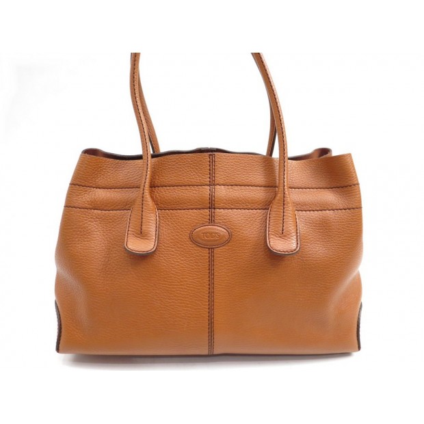 SAC A MAIN TOD S CUIR CAMEL 