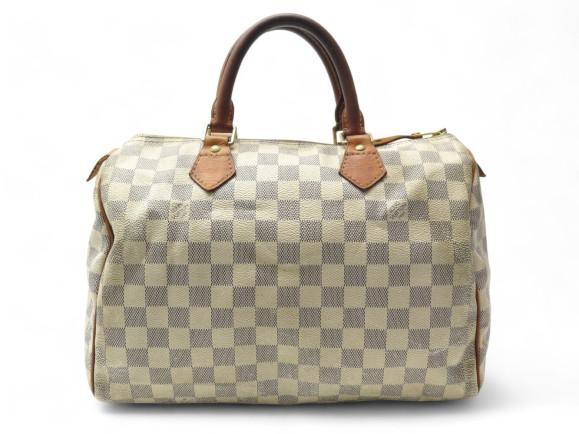 sac a main louis vuitton speedy 30 toile damier azur