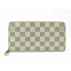 PORTEFEUILLE LOUIS VUITTON ZIPPY N41660 EN TOILE DAMIER AZUR MONNAIE WALLET 810€