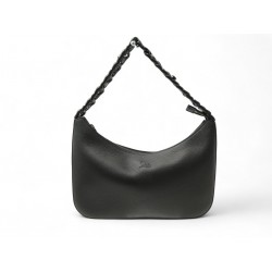 NEUF SAC A MAIN CHRISTIAN LOUBOUTIN LOUBILA CHAIN LARGE CUIR NOIR HAND BAG 1590€