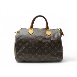SAC A MAIN LOUIS VUITTON SPEEDY 30 EN TOILE MONOGRAM M41108 HAND BAG PURSE 1650€
