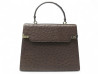 sac a main l de lancel a06220 en cuir d autruche