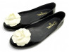 chaussures chanel ballerines g26820 camelia 40.5 cuir