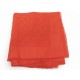 NEUF CHALE LOUIS VUITTON MONOGRAM EN LAINE & SOIE ORANGE 140 CM SCARF SHAWL 550€