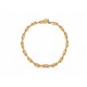 VINTAGE COLLIER CELINE RAS DU COU 40 CM EN MAILLE TRIOMPHE METAL DORE NECKLACE