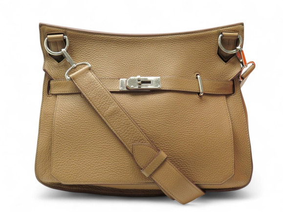 sac a main hermes jypsiere 34 en cuir togo beige