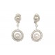 BOUCLES D'OREILLES CHOPARD HAPPY SPIRIT 84/5962 OR BLANC DIAMANTS 1.90CT 18000€