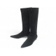 CHAUSSURES BOTTES PRADA EN VEAU VELOURS NOIR 38 IT 39 FR BLACK BOOTS SHOES 1700€