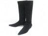 chaussures bottes prada en veau velours noir 38 it 39