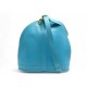 SAC A MAIN RENAUD PELLEGRINO CARDINAL CUIR GRAINE BLEU TURQUOISE BANDOULIERE BAG