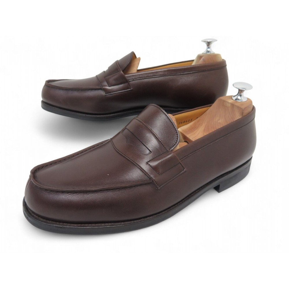 NEUF CHAUSSURES MANUFACTURE JM WESTON MOCASSINS 180 GOMME 8.5E 42.5 LARGE 780€