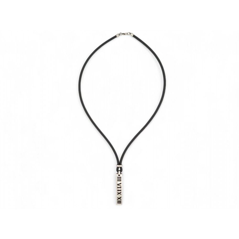 COLLIER TIFFANY ATLAS SURFER BAR PENDENTIF EN ARGENT 925 CORDON NECKLACE