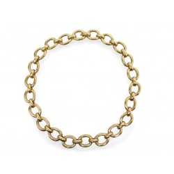 VINTAGE COLLIER CARTIER BAIGNOIRE RAS DU COU EN OR JAUNE 18K 135GR GOLD NECKLACE