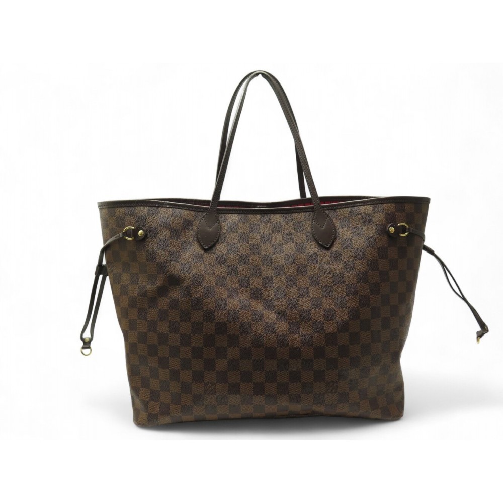 SAC A MAIN LOUIS VUITTON NEVERFULL GM TOILE DAMIER EBENE N40597 HAND BAG 1600€