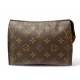 VINTAGE TROUSSE TOILETTE LOUIS VUITTON 19 CM POCHETTE TOILE MONOGRAM POUCH 585€