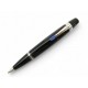 NEUF STYLO BILLE MONTBLANC BOHEME BLEU 5795 ROLLERBALL + ECRIN RESINE PEN 720€