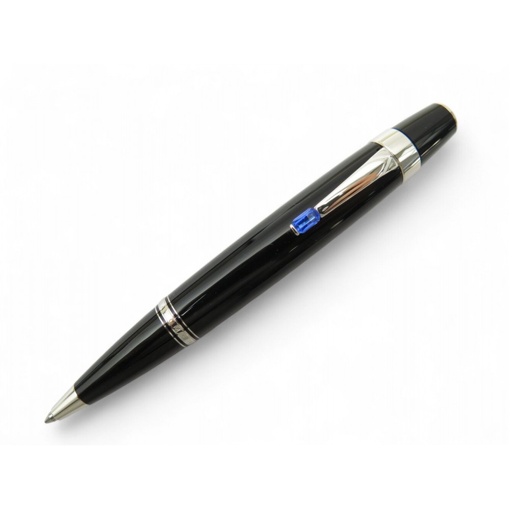 NEUF STYLO BILLE MONTBLANC BOHEME BLEU 5795 ROLLERBALL + ECRIN RESINE PEN 720€