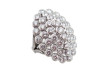bague marquise t54 or blanc sertie de 59 diamants 5